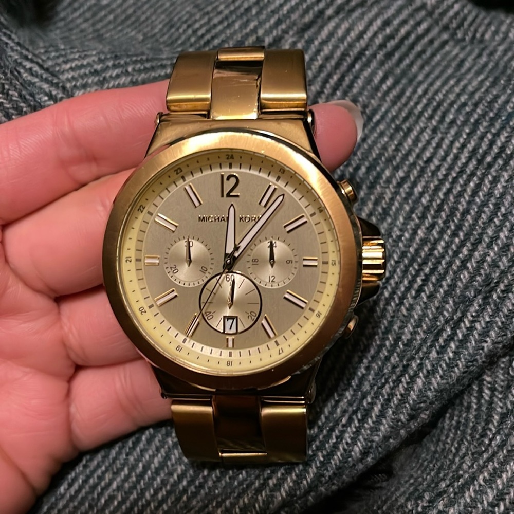 Gold tone Michael Kors Woman Watch